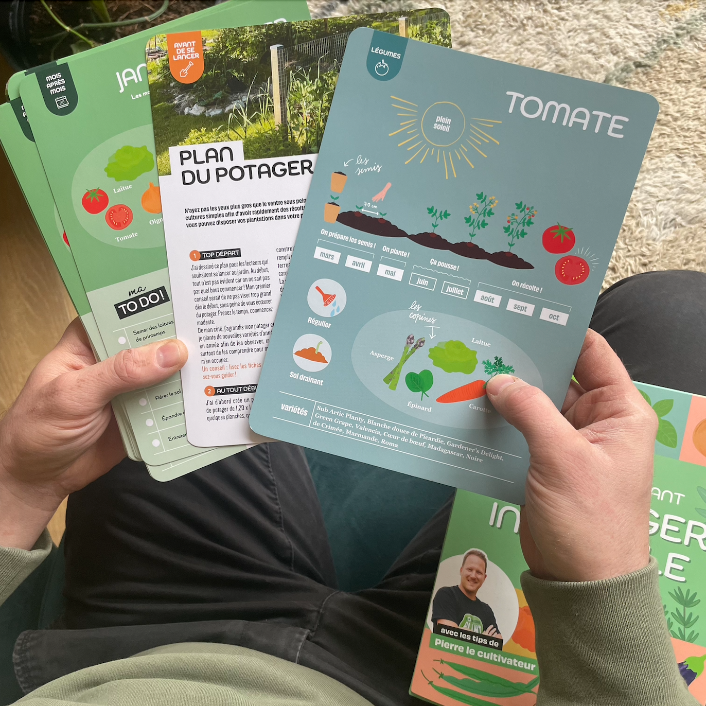 Livre-fiches dédicacé - Le potager inratable